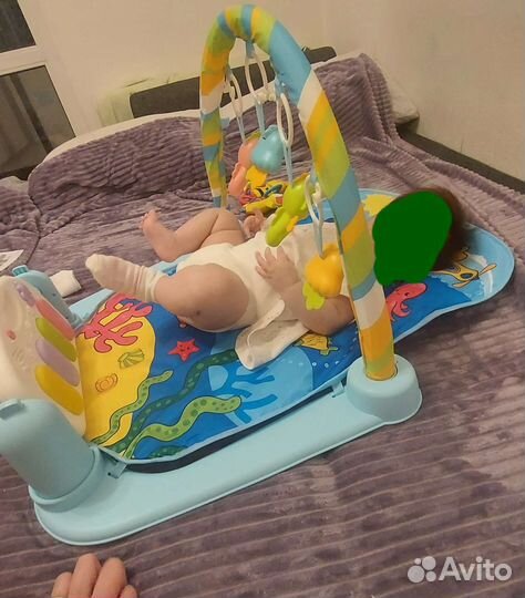 Развивающий коврик с пианино