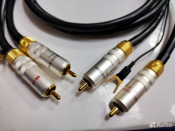 Кабель фоно DH Labs Silver Sonic RCA 1.0m