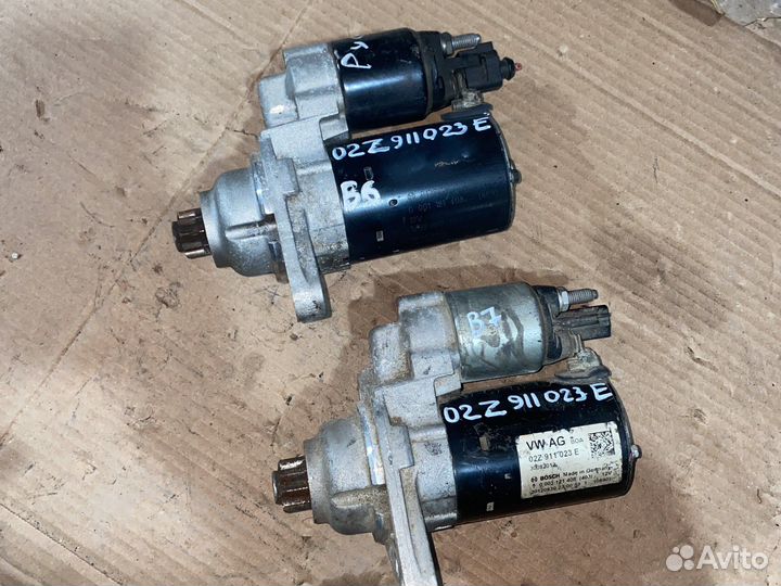 Стартер 02Z911023E Skoda, Passat, Golf, Audi