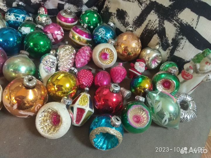 Ёлочные игрушки из ГДР