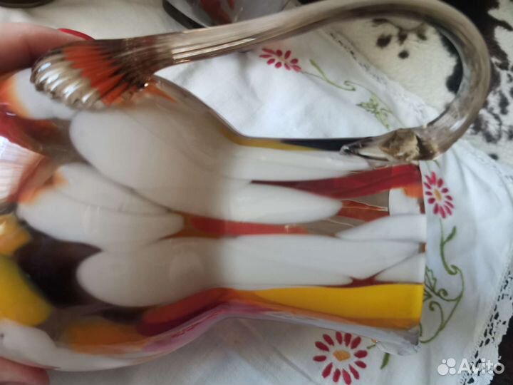 Вазы Цветное стекло СССР