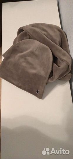 Комплект шапка и снуд женский