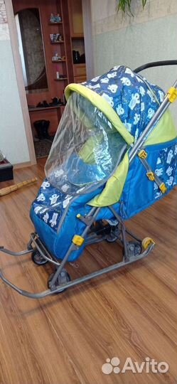 Коляска санки