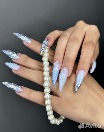 Наращивание ногтей/Маникюр гель-лак