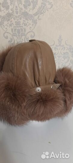 Шапка ушанка женская