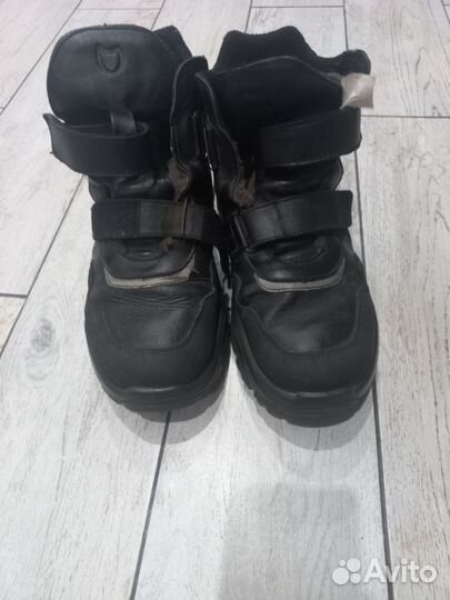 Ботинки зимние из натуральной кожи, 42 размер