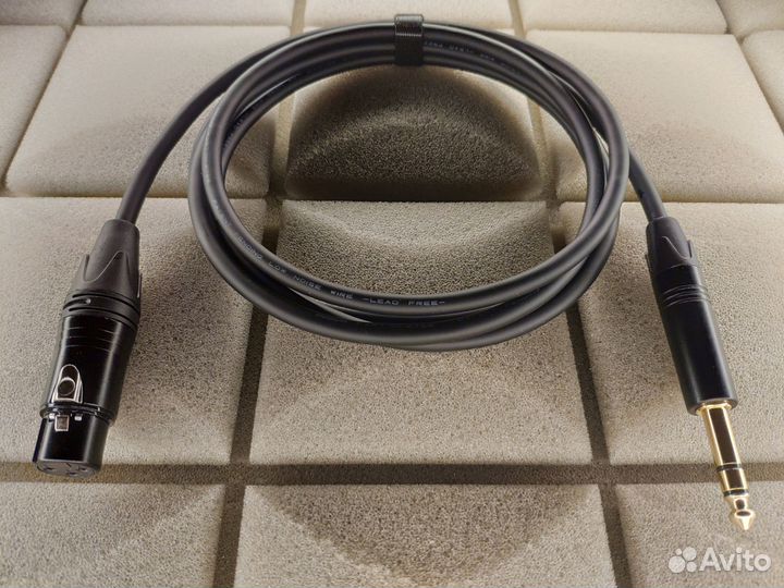 Xlr гнездо - Jack 6,3 stereo mogami 2792