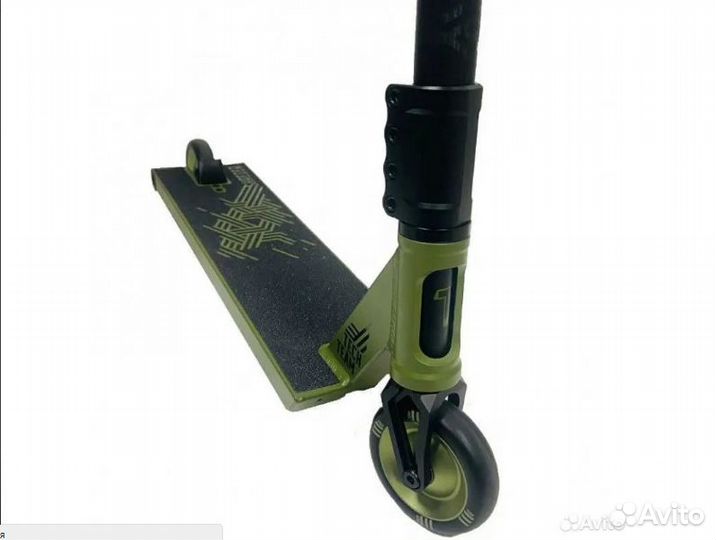 Самокат трюковой Tech team Shreder, зеленый