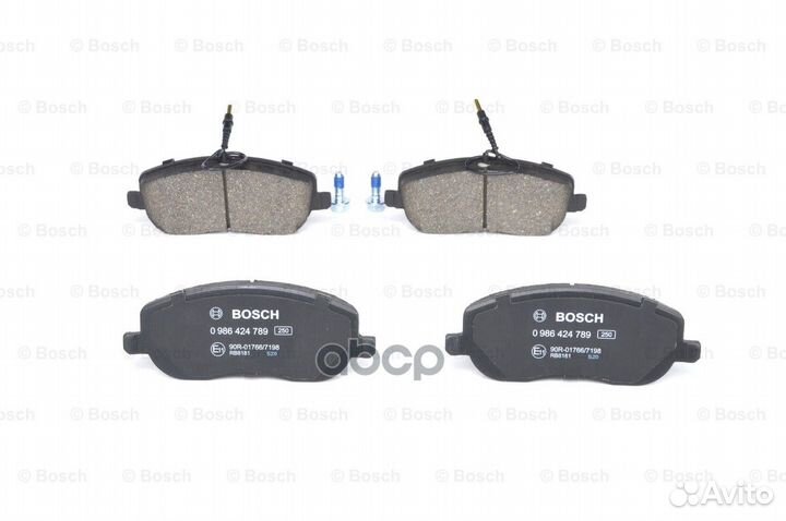 0 986 424 789 колодки дисковые передниеCitroen