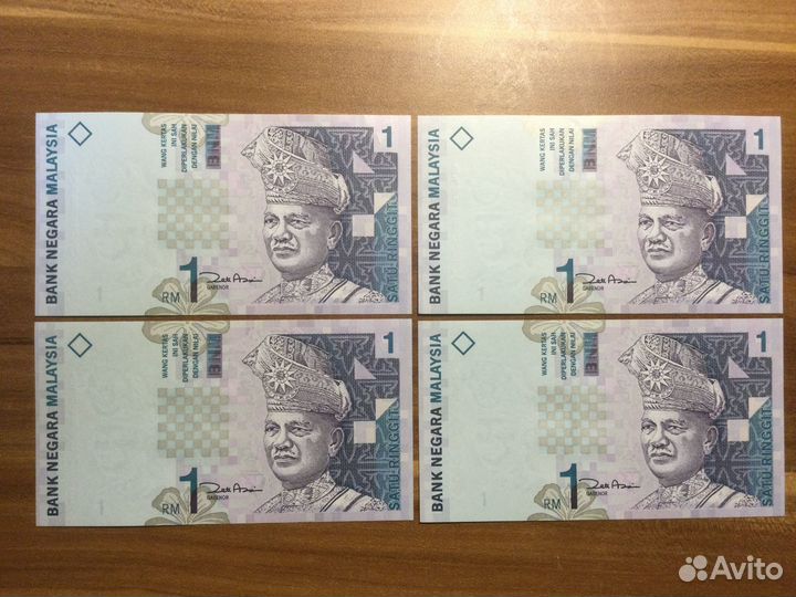 Банкноты - малайзийские ринггиты - новые