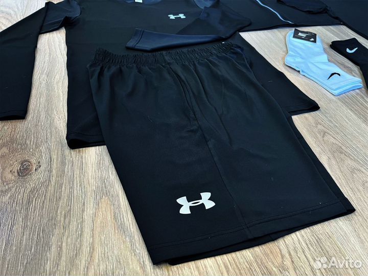 Рашгард Under Armour Black - 5/1, 2/47