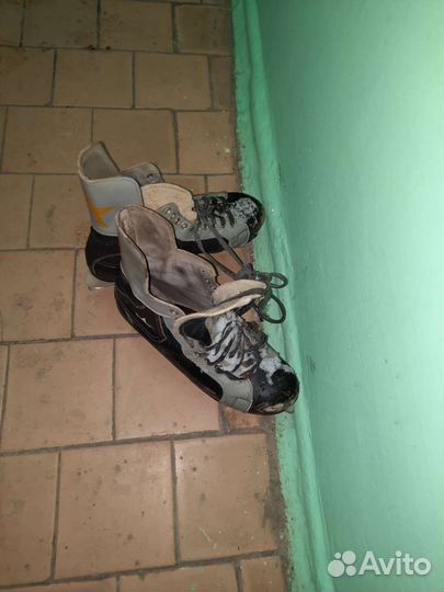 Коньки хоккейные СССР