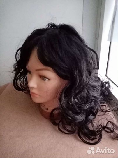 Парик черный