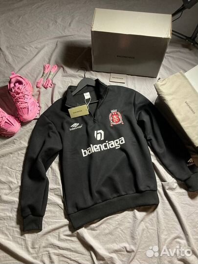 Свитшот balenciaga paris 10 полузамок