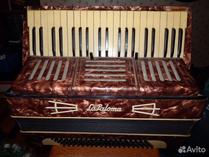 Винтажный аккордеон La Paloma, Германия (обмен)