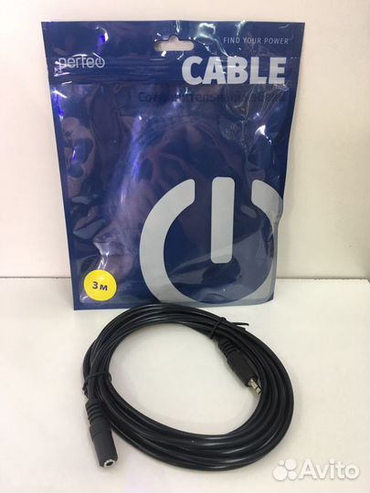 Аудиокабель jack 3,5mm -jack 3.5 mm