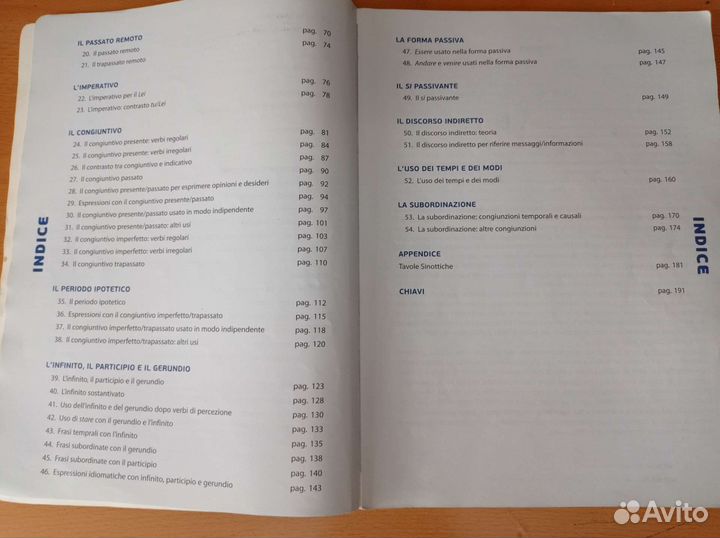 Грамматика итальянского языка B1-B2