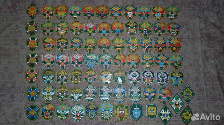 Шевроны погранотрядов и управлений пв фпс РФ,см.оп