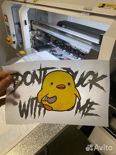Печать на футболках / ткани. DTF Печать 60 см