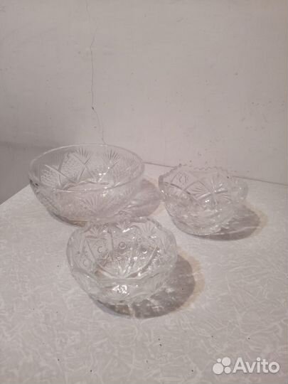 Хрустальная посуда СССР