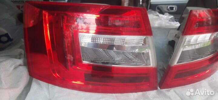 Фонари задние octavia a7 led левый,правый
