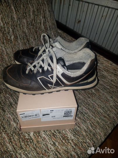 New balance 574 зимние оригинал
