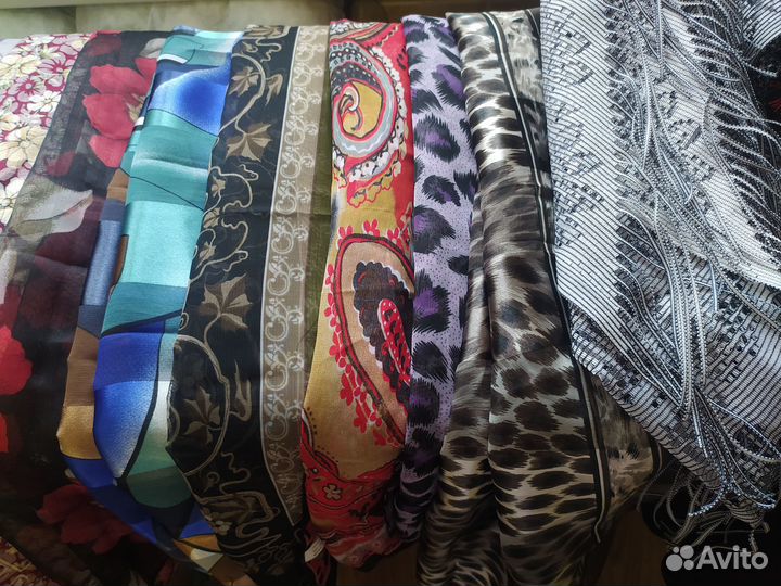 Женские платки палантины шарфы парео