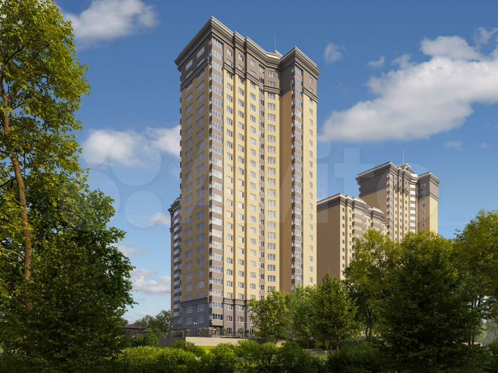 3-к. квартира, 71,4 м², 2/17 эт.