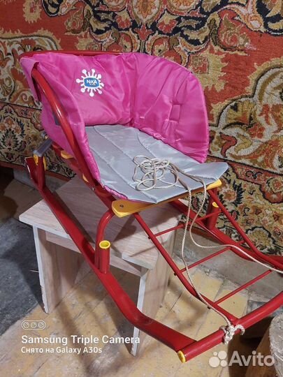 Детские зимние санки