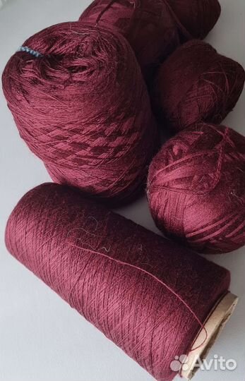 Пряжа бобинная меринос гребенной