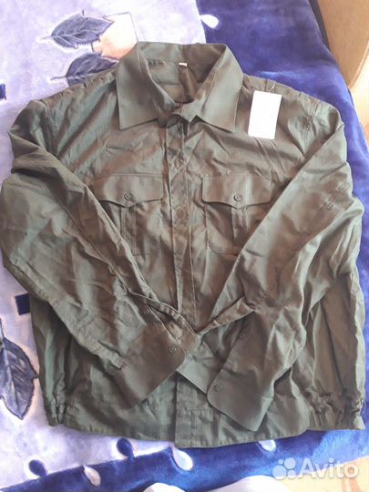 Рубашка военная с длинным рукавом