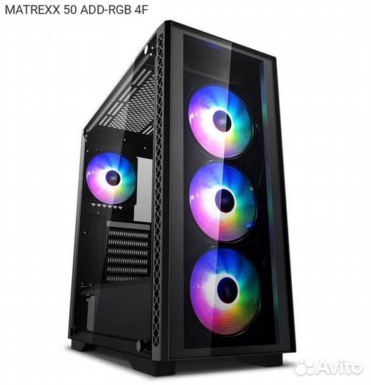 Корпус DeepCool matrexx 50 ADD-RGB 4F Miditower Бе
