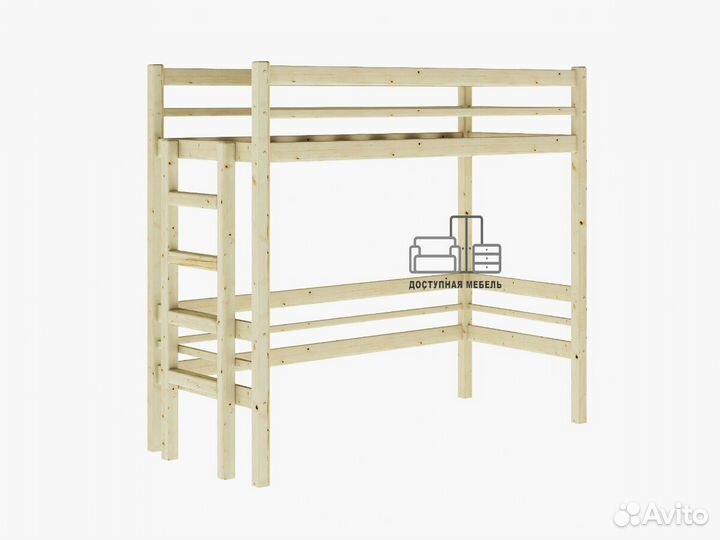 Кровать чердак дерево
