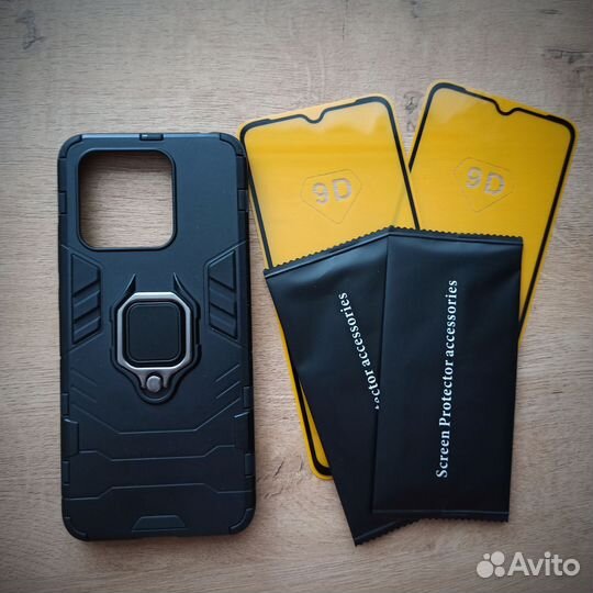 Чехол и защитные стекла Xiaomi redmi 10C