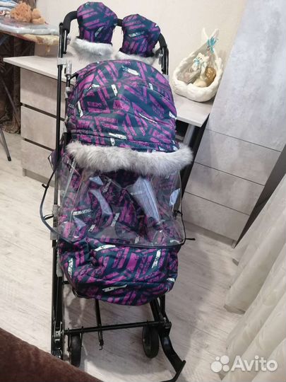 Детские санки коляска