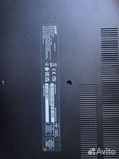 Ноутбук acer extensa 15