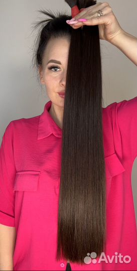 Волосы для наращивания 70 см 2б не окрашенный