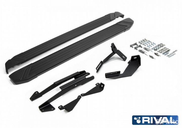 Пороги-подножки LADA Vesta SW Cross 2017. Black