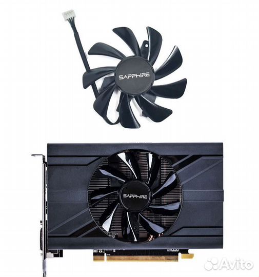 Вентилятор Sapphire rx570 Pulse ITX