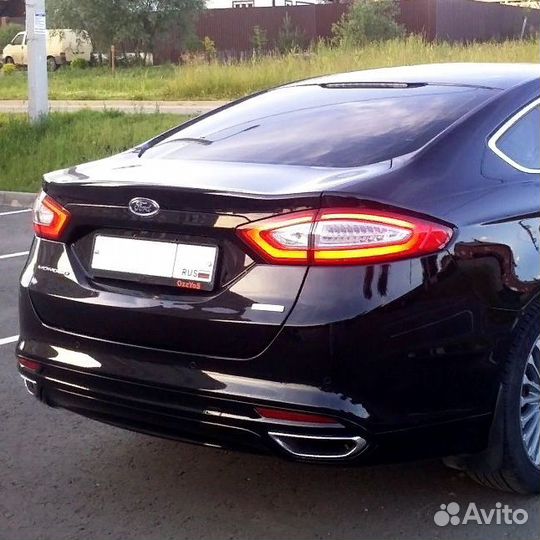 Задний бампер в цвет Ford Mondeo 5 (2015) седан