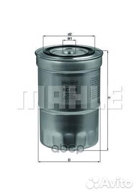 Фильтр топливный корпусной kc208 Mahle/Knecht