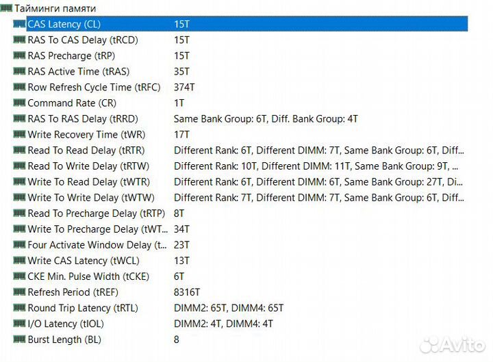 Оперативная память DDR4 16GB (2x8GB) sodimm 3200