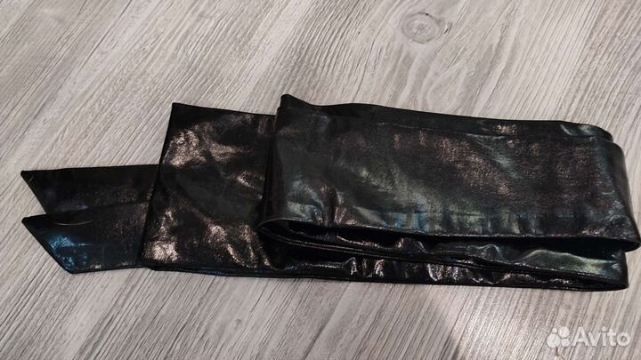 Пояс для шубы куртки лаковый новый