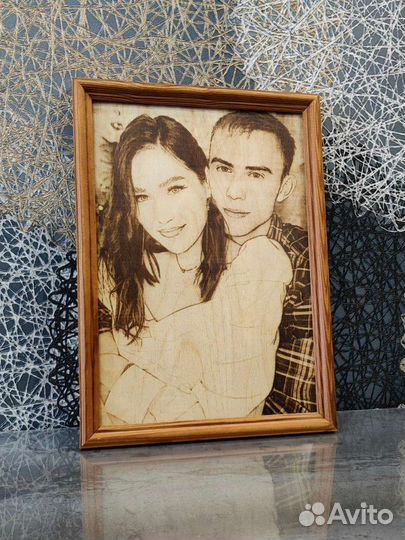 Выжигание по дереву картин и портретов