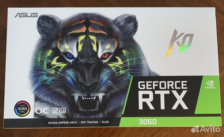 RTX 3060 12Gb (Гарантия) Asus K.O. (top)