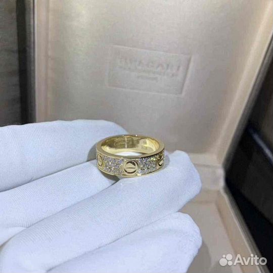 Кольцо Cartier Love, желтое золото 0,7ct