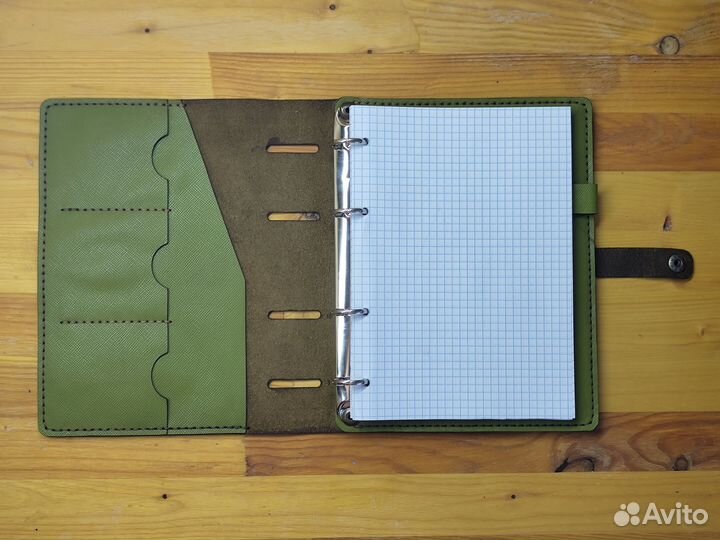 Кожаный ежедневник ручной работы