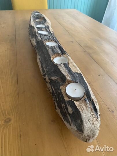 Подсвечник из дрифтвуда