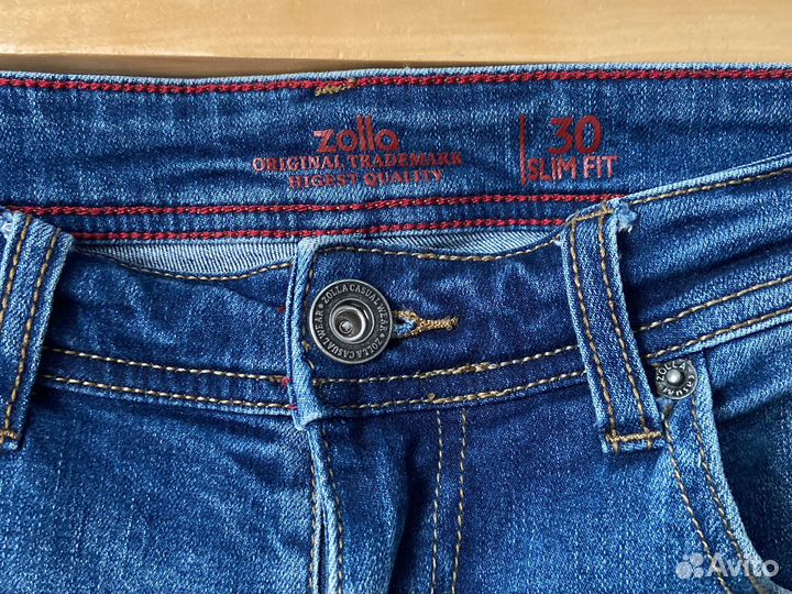 Мужские синие джинсы 30 размер m