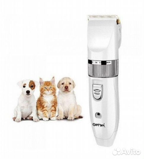 Машинка для стрижки собак аккумуляторно-сетевая GM